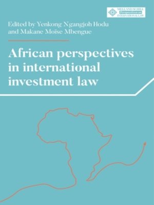 cover image of African perspectives in international investment law